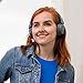 JLab Studio Bluetooth Wireless On-Ear Headphones, 30+ Hour Bluetooth 5 Playtime, EQ3 Sound, Ultra-Plush Faux Leather & Cloud Foam Cushions, Track and Volume Controls, Gray/Blue