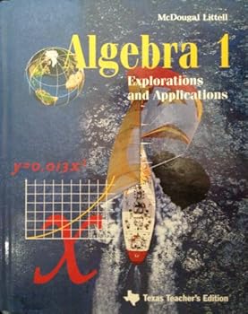 Hardcover Algebra 1, Explorations and Applications, Texas Teacher's Edition Book
