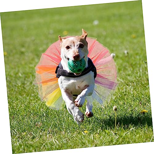 GLSTOY Cachorro Arco-Íris Chique Suprimentos Para Animais De Estimação Acessórios Para Meninas Vesti