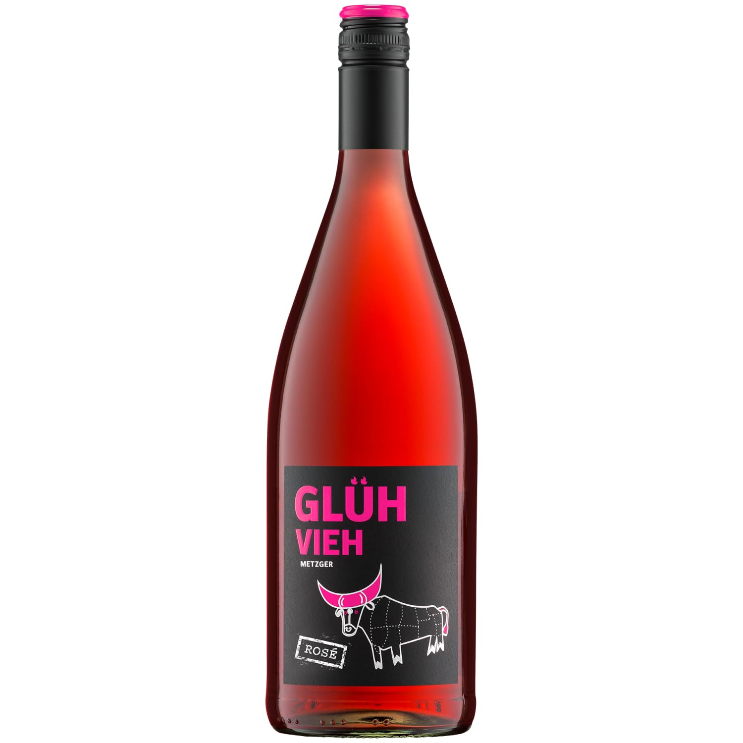 Weingut Uli Metzger Glühvieh Rosé Glühwein Rosé süß Deutschland inkl. FeinWert E-Book (1 x 1l)