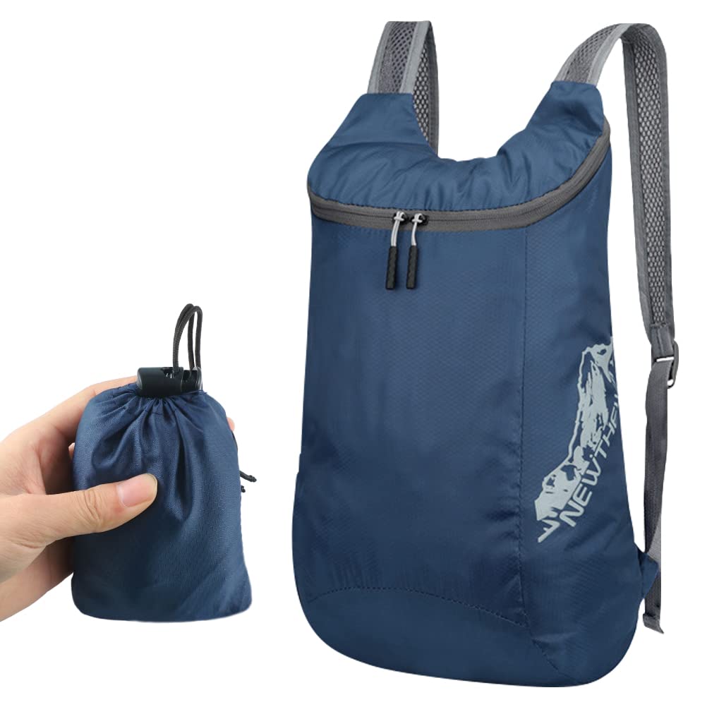 HuaJiao Foldable Backpack, Lightweight Backpack with Storage Bag