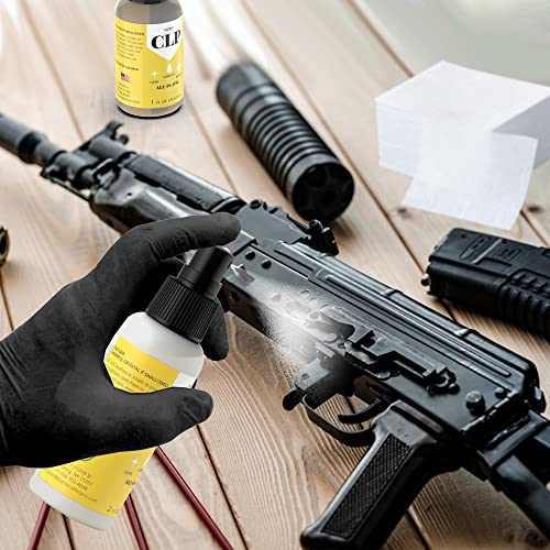 Gun Oil 2 Oz & 1 Oz Needle Oiler Gun Lubricant, Multi-Purpose Gun Cleaning Kit Protector, Clp Gun Cleaner And Lubricant, Gun Cleaning Kit With Oil And Cleaner - By Qucship #TOP1