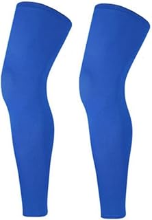 Sports Compression Long Leg Sleeves Full Length Knee Sleeves UV for Men Women Youth Running Basketball Football Cycling