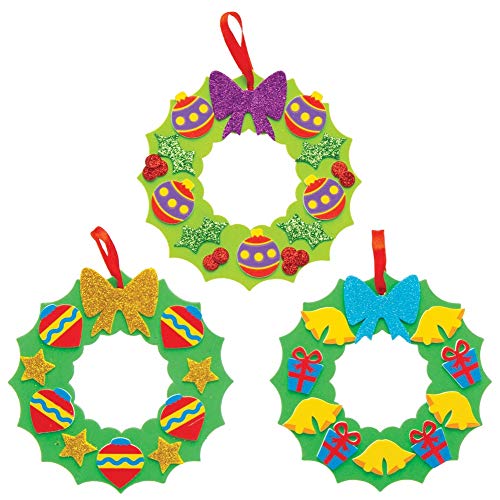 Baker Ross Kit Ghirlande Natalizie con Accessori