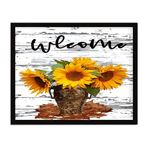 Décoration murale sunflower en bois pour illuminer votre foyer de bonheur
