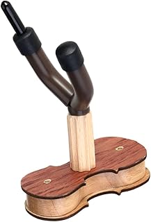 HAMPPLIES 2piezas Soporte De Pared Para Violín Color Madera Roja Compatible Dedo Para Guardar Violines Paredes De Hogar