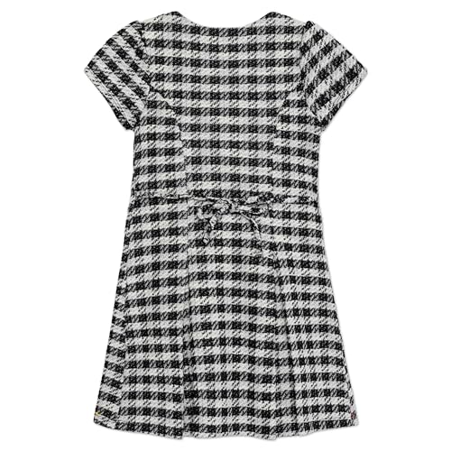Speechless Girls' Bouclé Short Sleeve Fit an Flare Party Dress2