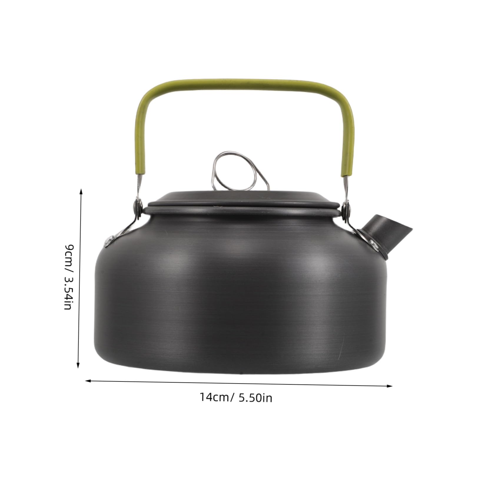 Totority Outdoor Boiling Water Tea Pot 0.8l Portable Stove Top Kettle Vintage Design for Camping Hiking Travel