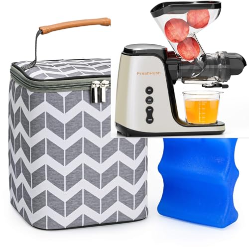 Image of Momojing Breastmilk Cooler Bag and Baby Bottle Bag with Ice Pack Include, Fits 4 Large Baby Bottles Up to 9 Ounce for Nursing Mother