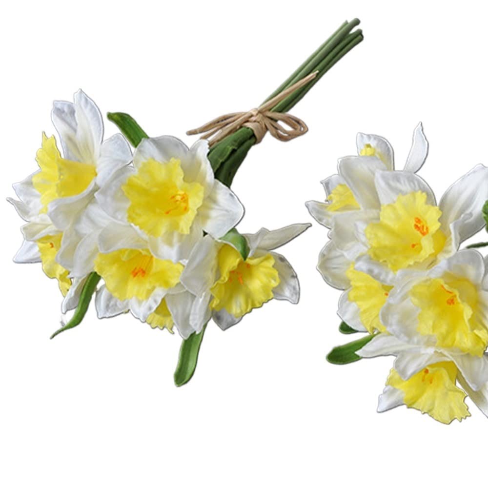Luxe 12 hoofden Real Touch Kunstmatige Chrysant Bloemen