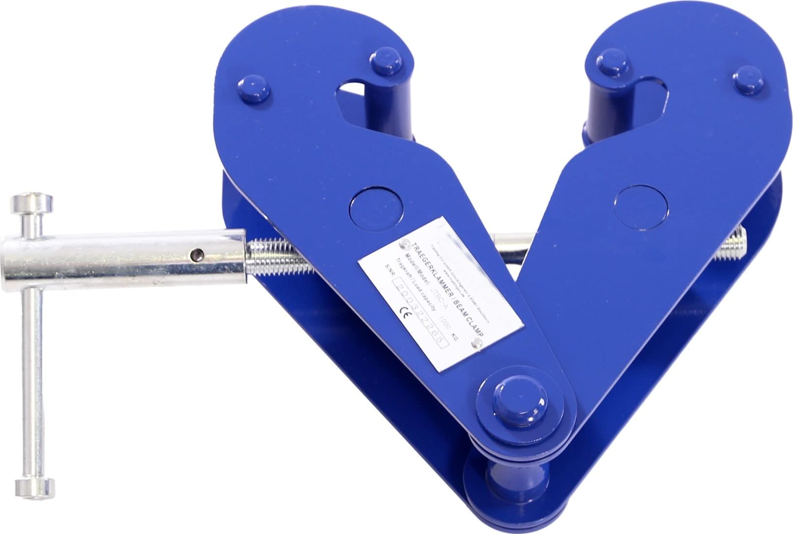 Pallit Trägerklemme CLAMP | 1000 kg Tragkraft | 75 mm - 230 mm Flanschbreite | Montageklemme Flanschklemme Anschlagpunkt