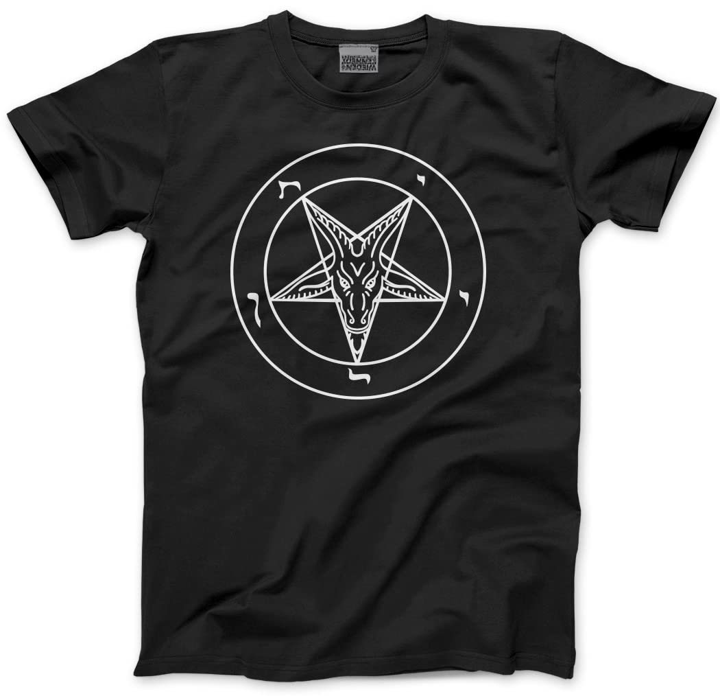 Hotscamp Men's Black Church Of Satan Unisex T-Shirt - XXX-Large