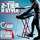 Gator Frameworks GFW-KEY-5100XRED X Style Keyboard Stand