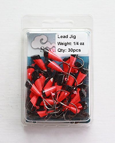20 Teste Piombate Seasky 1/2 Oz Jighead Per Pesca – Esche Artificiali Con Amo 3/0