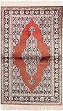 tapis hereke soie chine Taille :64x102 cm, Densité des nœuds : aprox.15 mm