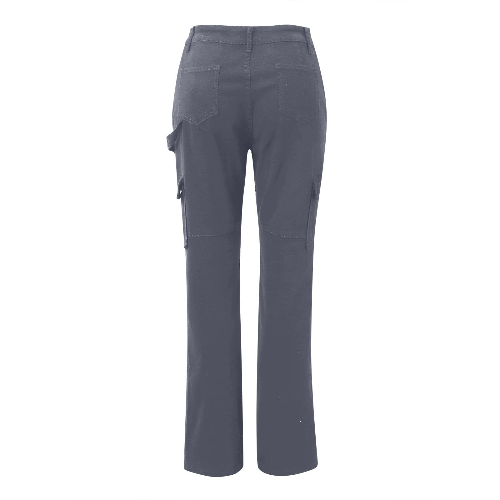 Générique Pantalon décontracté Taille Haute pour Femme, Pantalon Cargo Tendance avec Plusieurs Poches, Pantalon Extensible et Confortable pour Un Usage Quotidien