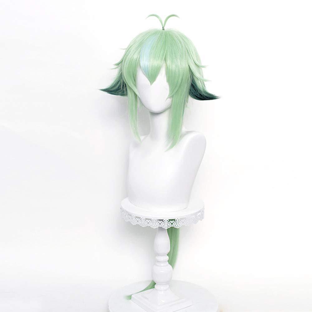 SL Wavy Blonde Ponytail Wig for Jean Cosplay,Golden Princess Hair Wigs with Pigtails Bangs + Wig Cap for Halloween Peach Costume: Blonde Jean