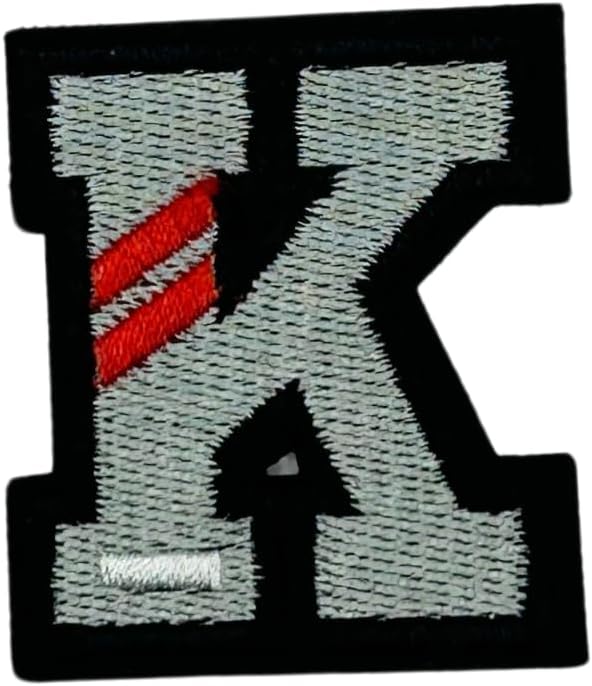 Project Nomad Velcro Hook Patch, Tacti-Cool Alphabet Collection, Letter K for bag/vest, tech gadgets for kids & adults, for school backpack, for pencil case, for gym bag, gift for men/women