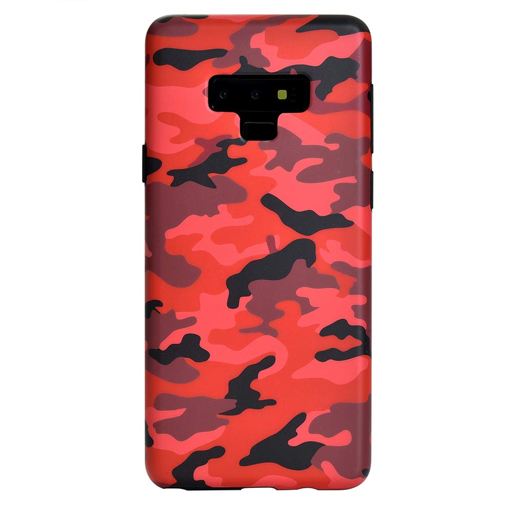 Velvet Caviar Compatible with Samsung Galaxy Note 9 Case Camo for Women & Girls - Cute Protective Phone Cases (Red Camouflage)