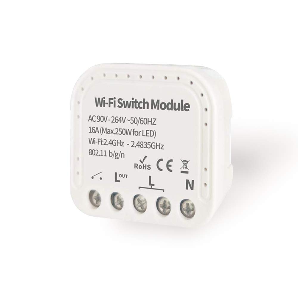 Buy WiFi Momentary Inching Relay SelfLocking Switch Module, AC 90264V