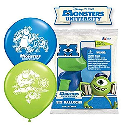 PartyMate Balloons 041901 Monsters University (6 Pk), 12