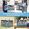 GAPZER-Pet-Carrier-for-Large-and-Medium-Cats-Soft-Sided-Pet-Carrier-for-Big-Medium-Cats-and-Puppy-Dog-Carriers-Cat-CarriersPet-Privacy-Protection-Travel-Carrier Soft Sided Pet Carrier for Big Puppy