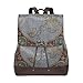 MALPLENA Malpley Rucksack mit Puzzle-Karte, Reisetasche