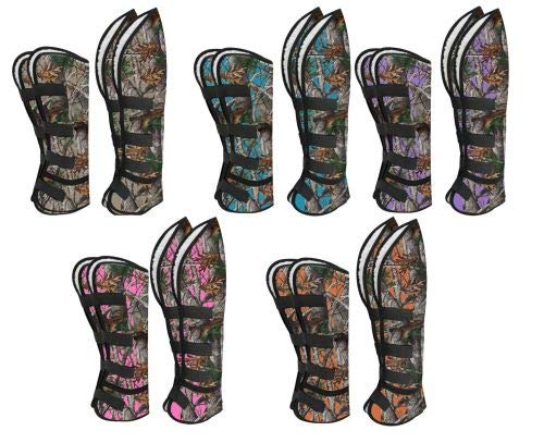 Showman Real Oak Print Shipping Boots! New Horse TACK! (Purple)