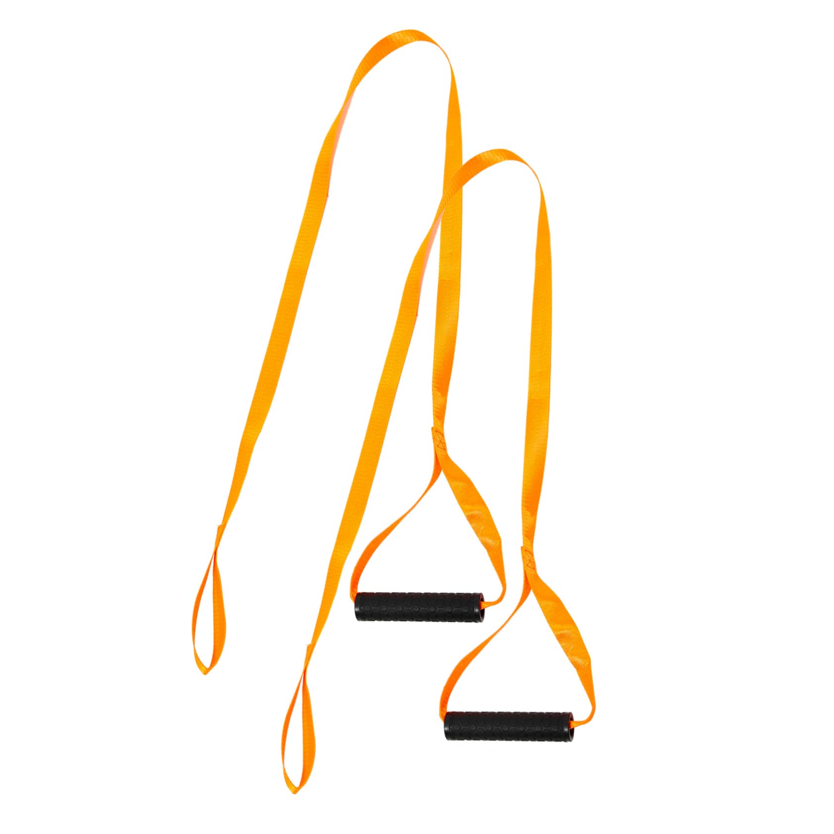 Cuerda de Arrastre para Ciervos Garneck Resistente de Nylon 2 Piezas Naranja