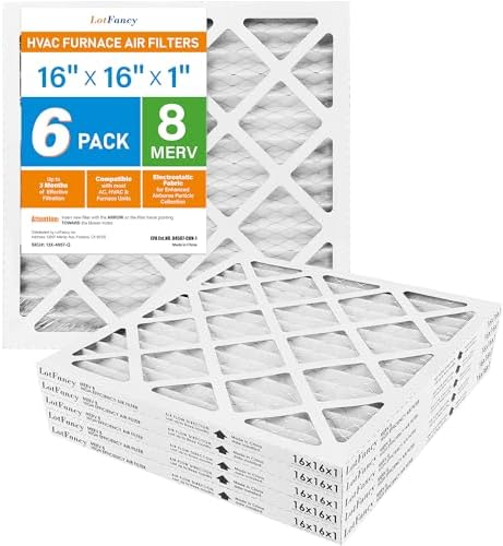 Filterbuy 14x16x1 Air Filter MERV 8 Dust Defense (1-Pack), Pleated - View #11
