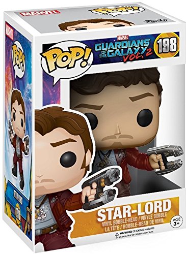 Funko Pop! Marvel: Guardians Of The Galaxy Vol. 2 - Star Lord Vinyl Figure (Bundled With Pop Box Protector Case) #TOP2