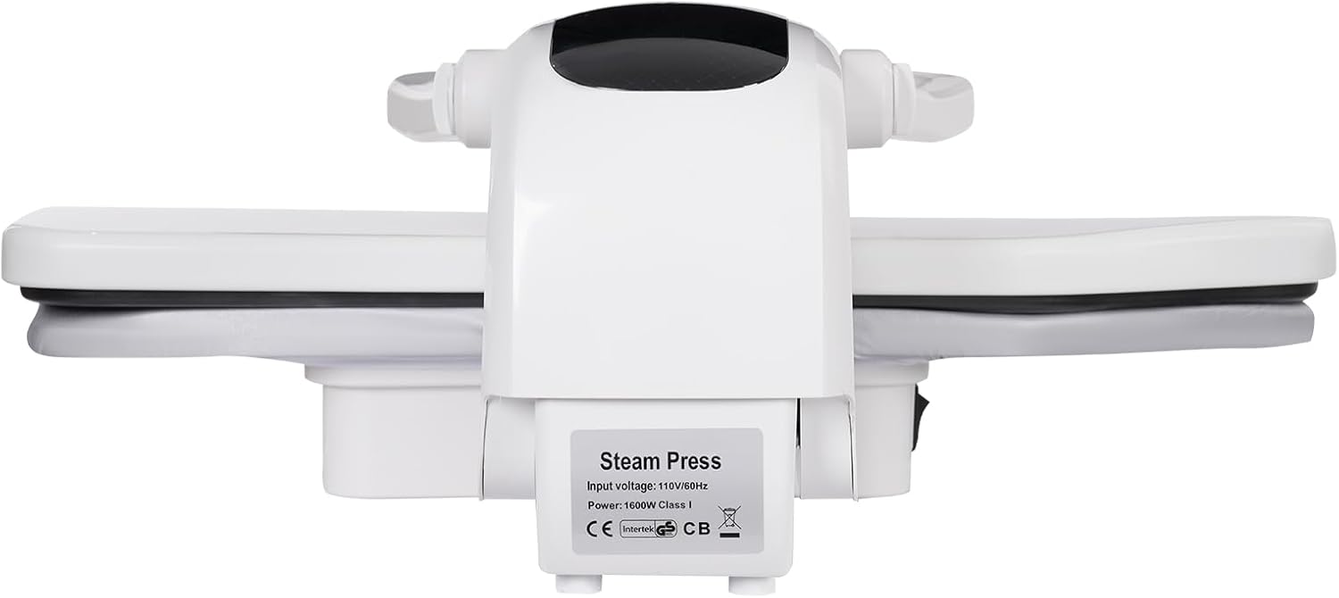Intelligent Steam Press,1600W Digital Steam Press with Multiple Fabric Settings, Steam Iron Press with Touch Screen,Can Be Ironed In The Bedroom, Living Room, Apartment