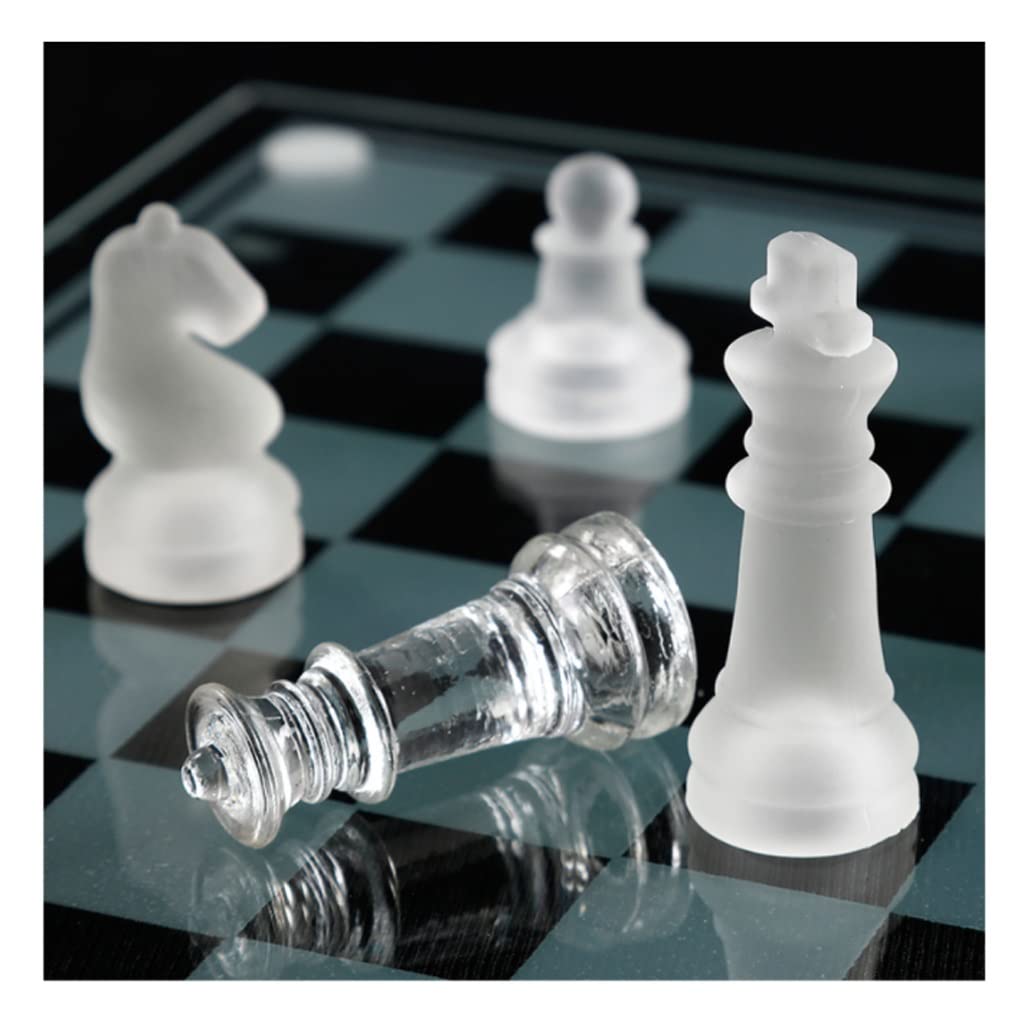 ZAW Scacchi Set di Scacchi Speciali for Giochi di Fascia Alta, Ornamenti di Cristallo di Scacchi Regalo Regalo for Studenti, Amanti degli Scacchi e Adulti Chess (Dimensione : 25CM)