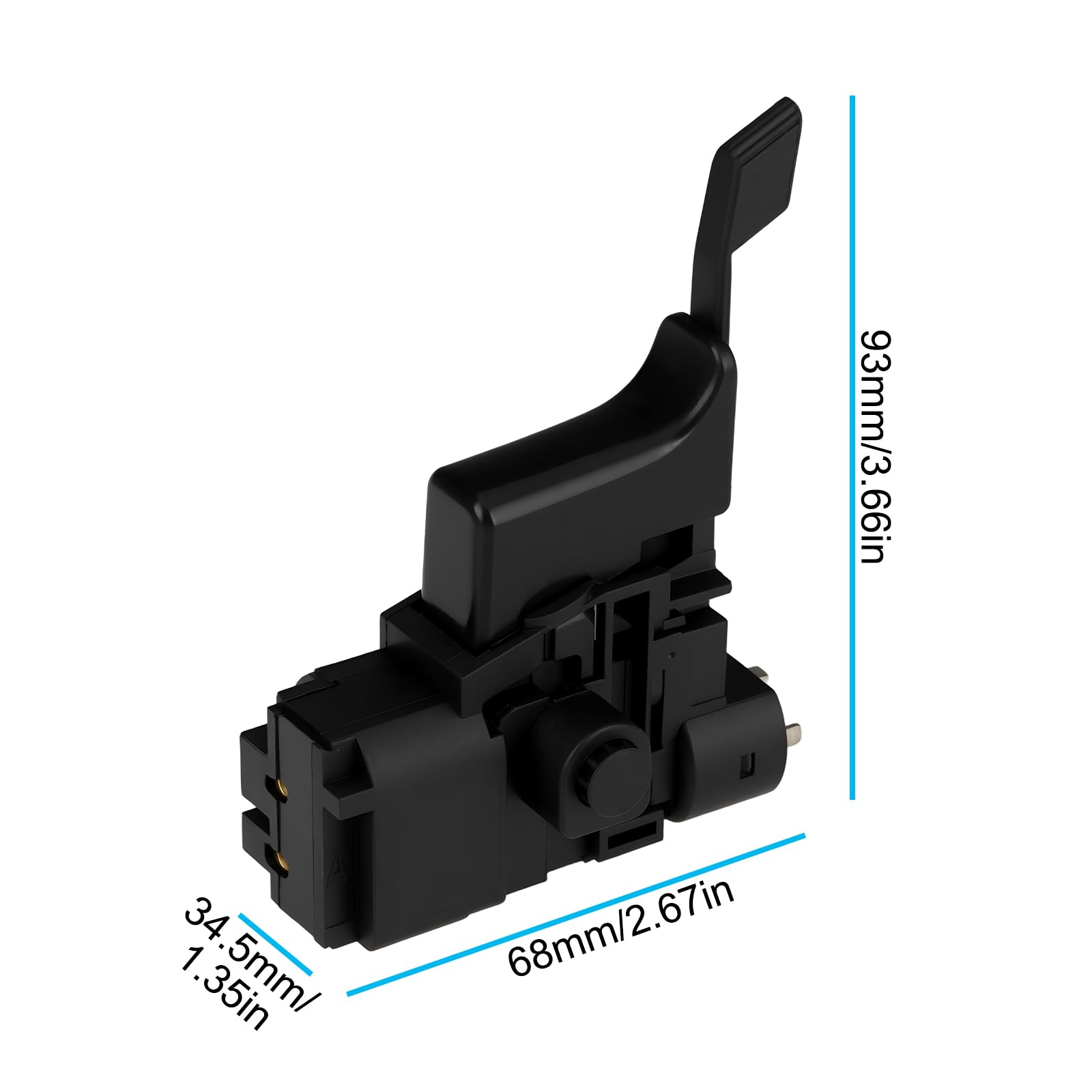 Commutateur de Marteau Noir Compatible avecBosch GBH 2-24 DFR GAH 500 DSR GBH 2 SR