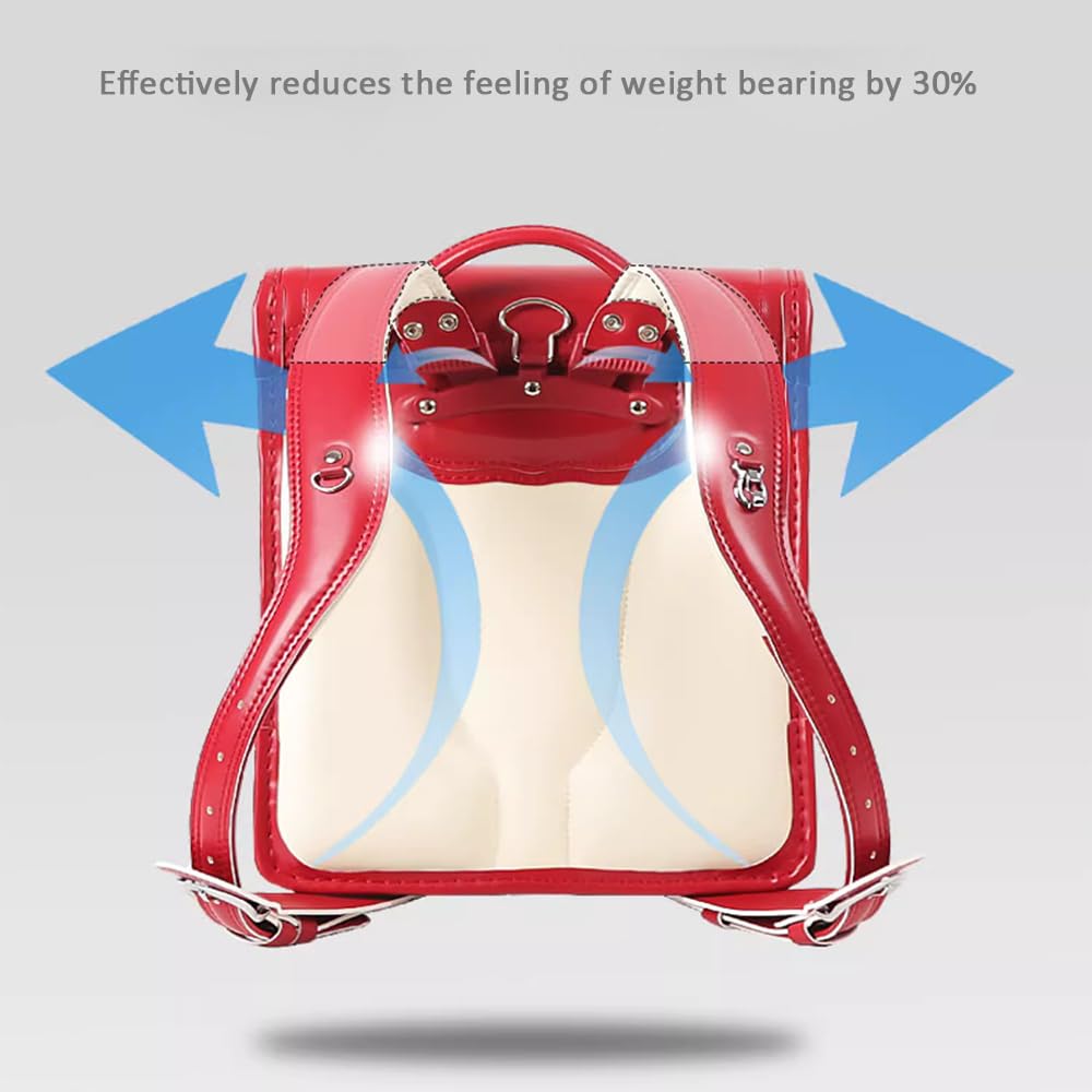 Schulranzen Rucksack Automatische Schulranzen Schulranzen Reduziert Gewicht Büchertaschen,C,33 * 24,5 * 16cm (B 33 * 24,5 * 16cm)