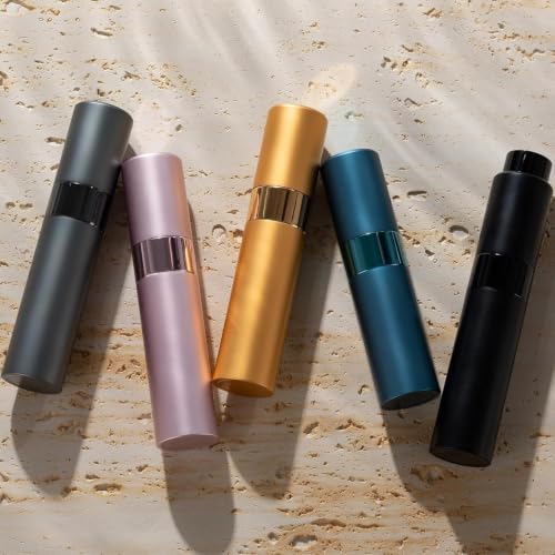 Livfa Atomiseur de Parfum Rechargeable 30 ml, Vaporisateur de Parfum Portable Grand Format, Flacon de Voyage Réutilisable en Aluminium avec Intérieur en Verre, Spray pour Parfum, Cologne et Brume Gris – vue 3