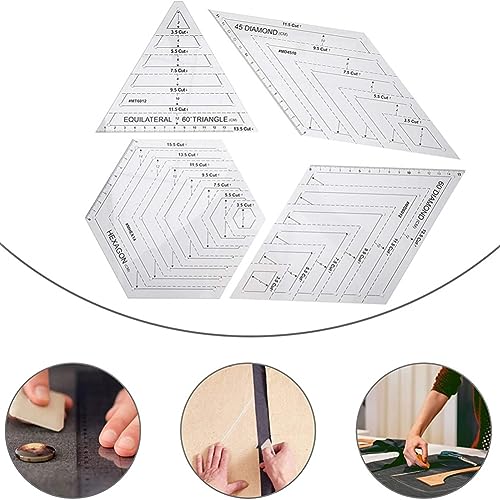 Modèles de matelassage hexagonaux et diamant pour une coupe de patchwork parfaite - 4