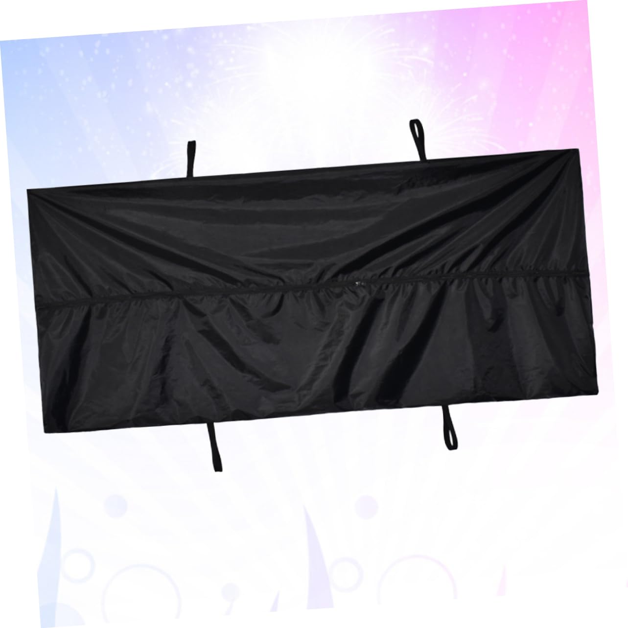 Sacco per Cadaveri Portatile 210d e Antisole Nero 200x90cm Doppia Cucitura per Uso Esterno su Pollame, Animali Domestici e Bestiame