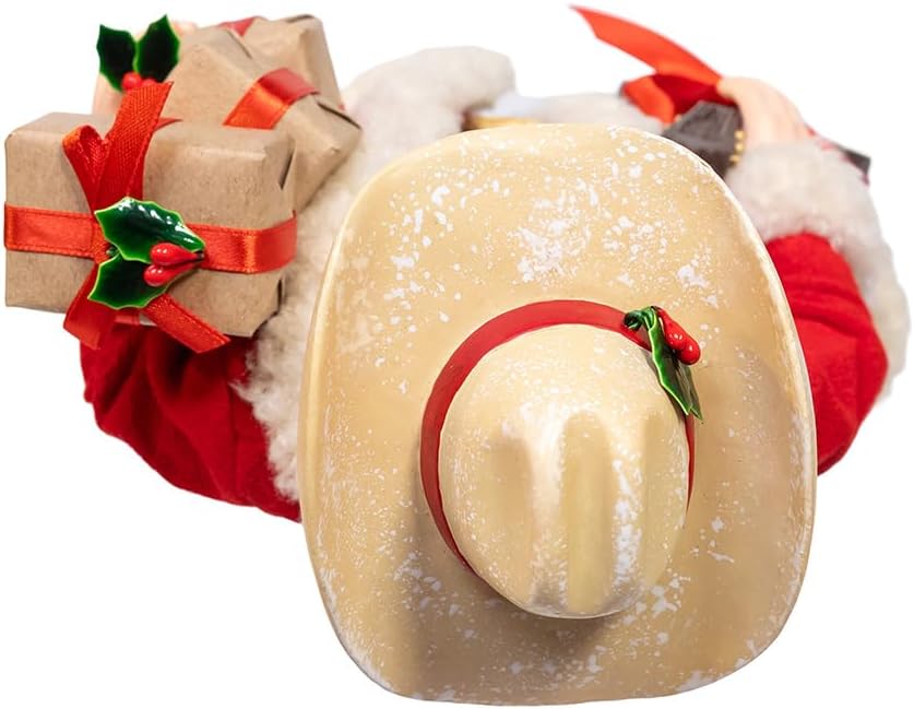 Kurt Adler 11" Fabriché™ Western Santa with Guitar