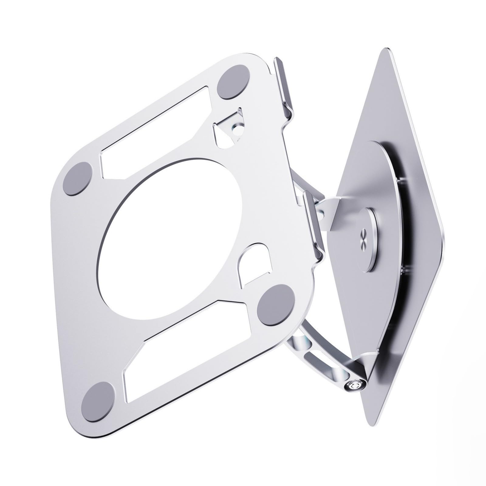 Soporte ergonómico para portátil con base giratoria de 360°, altura ajustable de 50 mm a 290 mm, soporta hasta 10 kg de enfriamiento de peso de oso