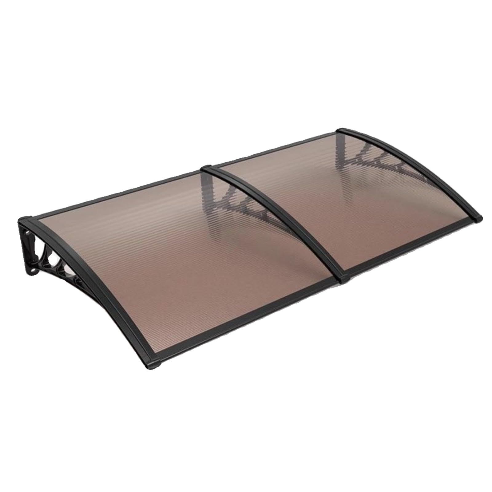 GJMSSMY Transparent Polycarbonate Door Canopy UV Protection Awning for Windows & Entrance Rain Shelter Marquise Outdoor Balconies (60x180cm/23x70)