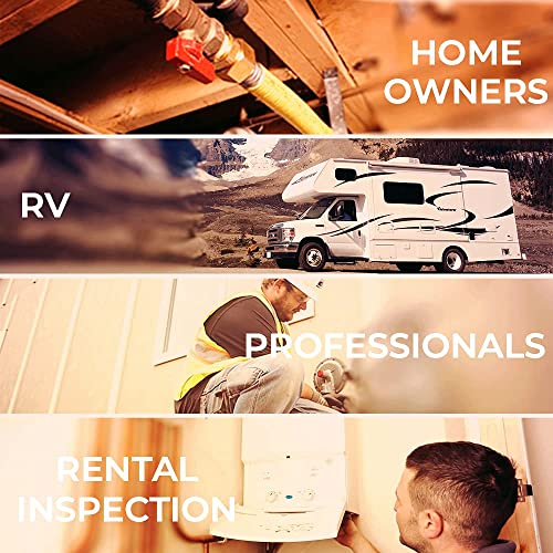 Pangaea Digital Gas Detector, Portable Gas Tester Detector, Bright Led Screen, Natural Gas (Methane) Or Lpg (Liquified Propane Gas), Combustible Gas Sensor Sniffer (Natural Gas/Methane Model) #TOP5