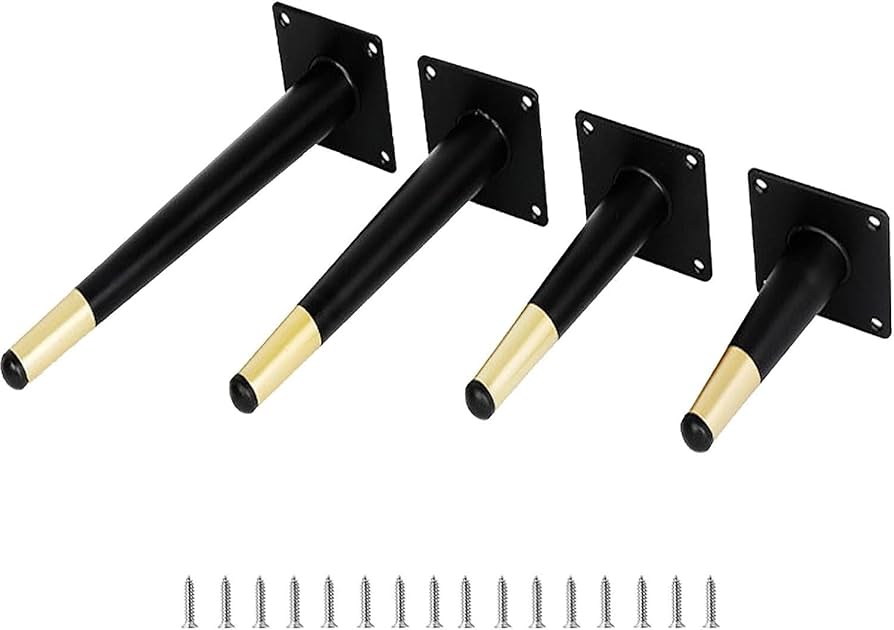 Amazon.co.jp: ELzEy 家具脚 交換可能な金属脚 4 本セット ソファ脚