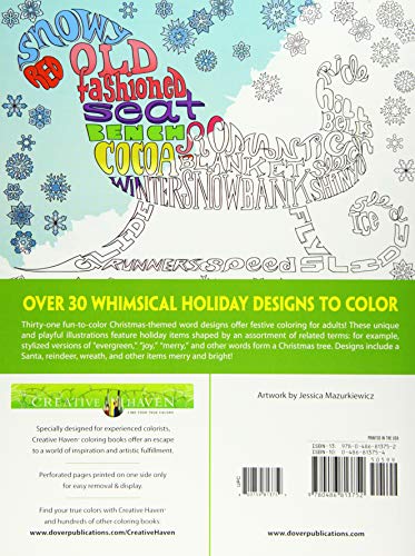 Creative Haven Christmas Whimsy: a Wordplay