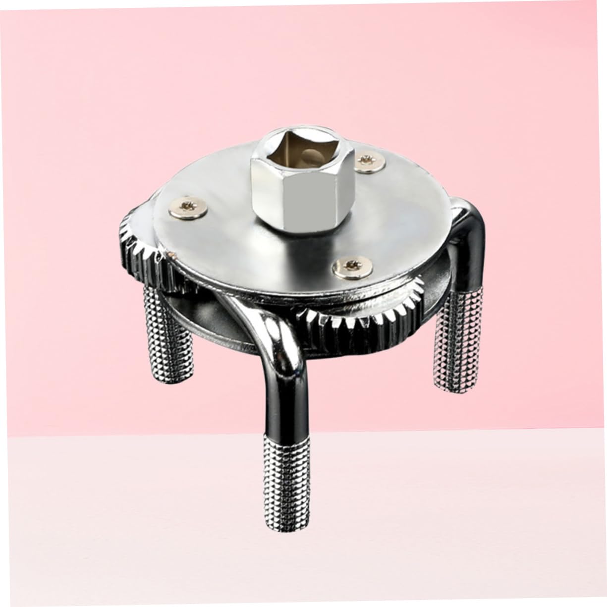 ETHZZLE Oil Filter Wrench 3-jaw Auto-adjustable 2-1/2 to 4-3/4in Steel Oxide Finish Socket