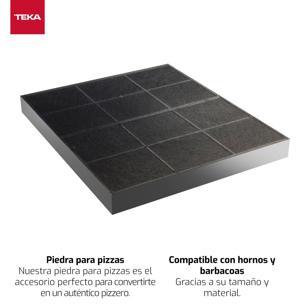 Teka C1RTK - Filtro de Carbón Convencional, para Campana en Recirculación, Modelo Cuadrado, Instalación Sencilla, para Modelos DLV, DVT 68660/78660/98660, Color Carbón