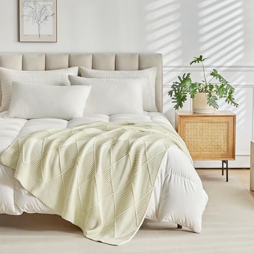 Longhui Bedding 100% Natural Cotton Chunky Knit Throw Blanket For Couch thumb #6