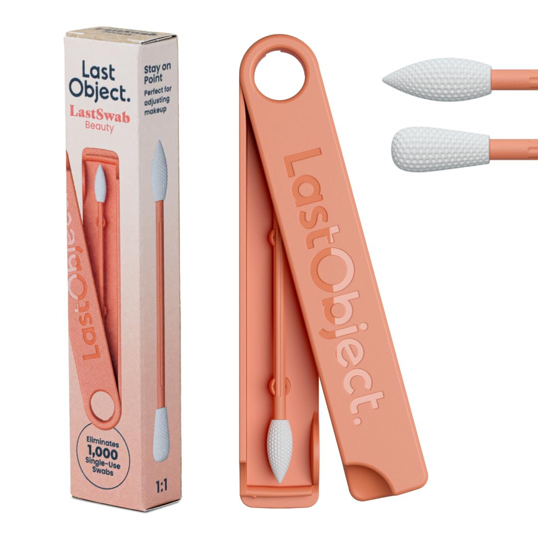 Hisopos reutilizables LastSwab® para rutinas de belleza – Alternativa sostenible a los hisopos desechables – Fáciles de limpiar – Se entregan con estuche de viaje - Roja — view 15