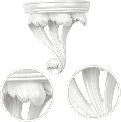 Miniatura 6 de IMIKEYA Estante de pared para colgar, estante de almacenamiento, estante de pared de estilo nórdico, estante para almacenamiento de pared, estantes