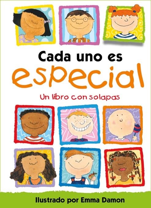 Cada uno es especial. Un inspirador libro infantil con solapas sobre emociones y valores para niños y niñas